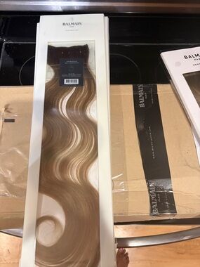 Balmain 22” 5A/7A OM  Ash Brown double Hair Extensions